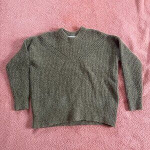 Madewell Green Wool Sweater